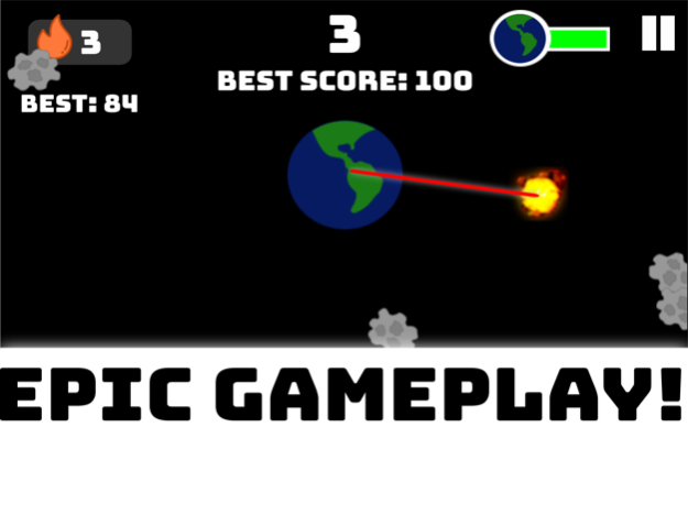 Meteor Storm - Defend Earth 1.2 Screenshot
