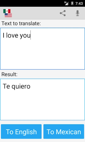 Mexican Translator Pro 25.4 Screenshot