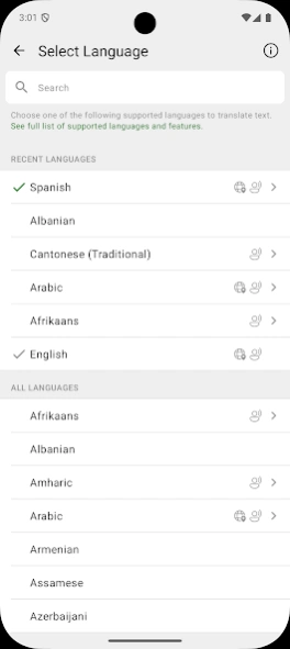 Review Screenshot - Translator App – Translate Words into a Language of Your Choice