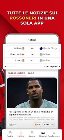 Rossoneri Live - For Milan Fan 7.6.8 Screenshot
