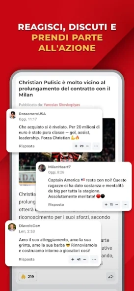 Rossoneri Live - For Milan Fan 7.6.8 Screenshot