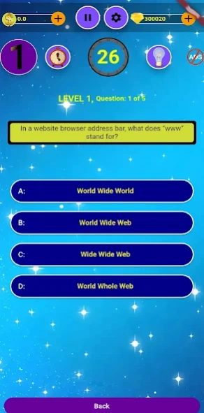 Contest to be a Millionaire 1.0.2 Screenshot
