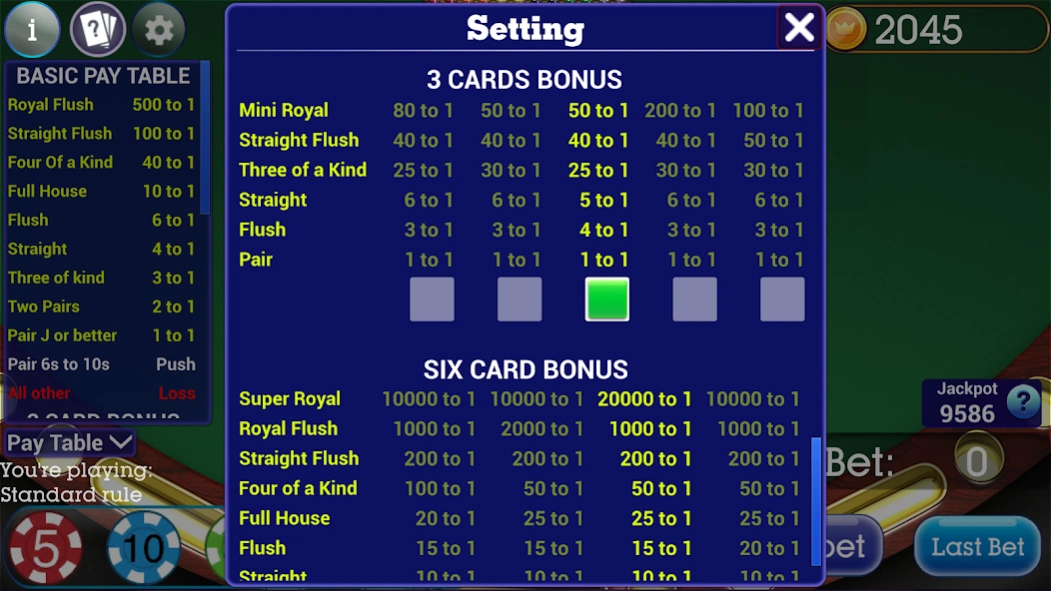 Mississippi Stud Poker 1.7.8.3 Screenshot