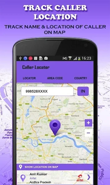 Review Screenshot - Caller Location Tracker – Find the Information of Your Unknown Callers within Seconds