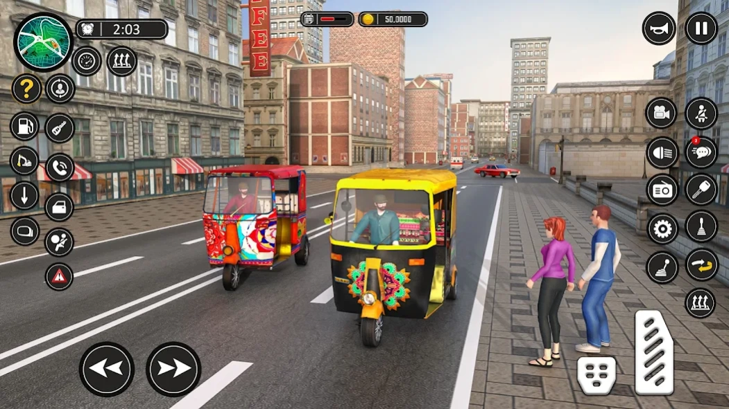 Review Screenshot - Driving Game – Experience the Thrill of Driving an Auto Rickshaw