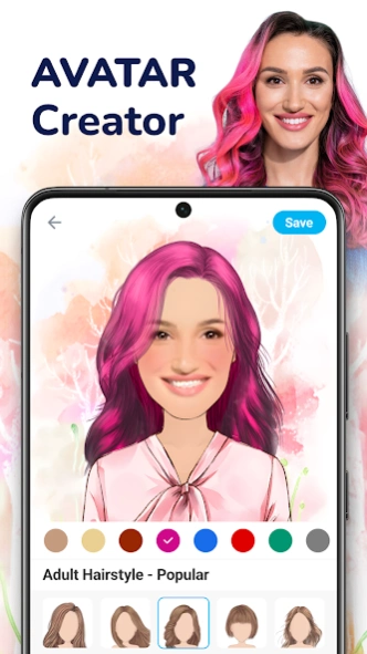 Review Screenshot - Emoticon Maker – Create Caricatures Using Your Face