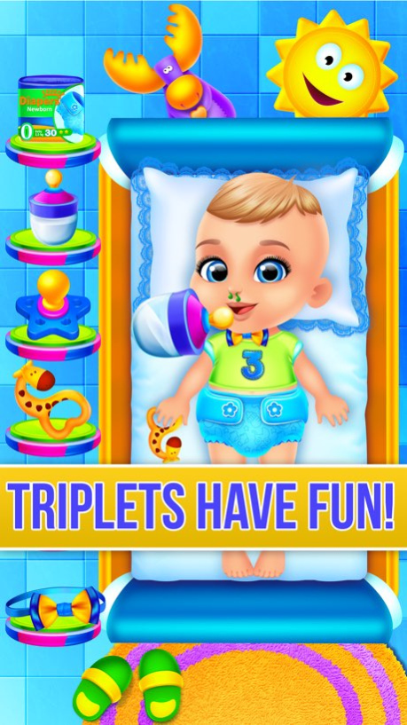 Mommy's Triplets Baby Story - Makeup & Salon Games 1.9 Screenshot