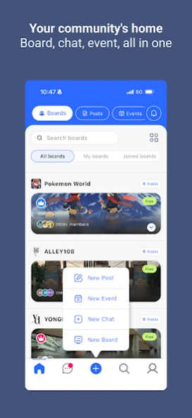 MOMO BOARD Community Super App 5.3.0 Screenshot