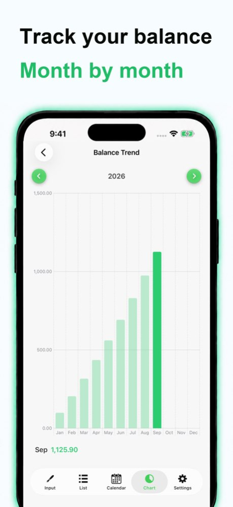 Pocket Money Daily Expense Log 3.0.4 Screenshot