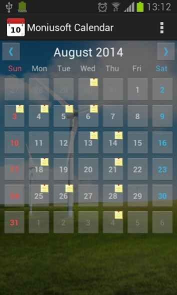 Moniusoft Calendar 10.2.0 Screenshot