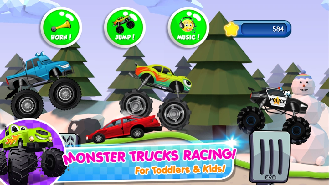 Review Screenshot - Monster Truck Game – Race Your Monster Truck to the Finish Line