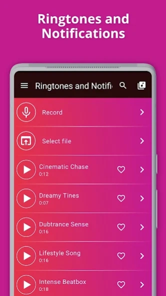 Review Screenshot - A Great App for Finding Free Ringtones