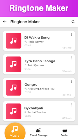 MP3 Cutter & Ringtone Maker Ap 1.0.6 Screenshot