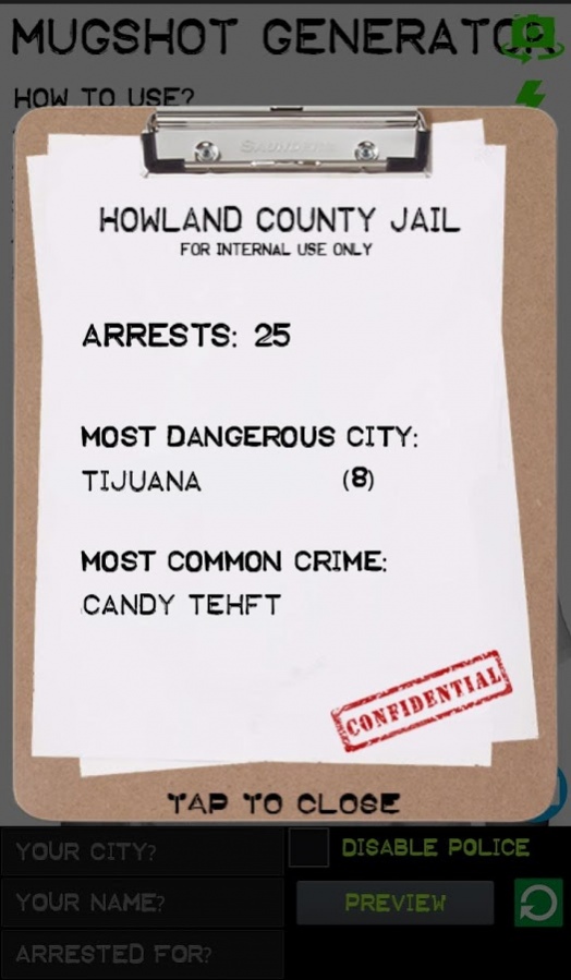 Mugshot maker! 1.0.7 Free Download
