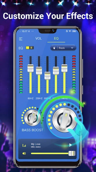 Equalizer & Bass Booster,Music 3.9.1 Screenshot