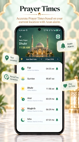 Muslim Prayer Times Azan Quran 3.33 Screenshot