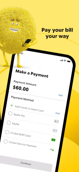 Review Screenshot - Cricket Game – Manage Your Cricket Wireless Account from Your Phone