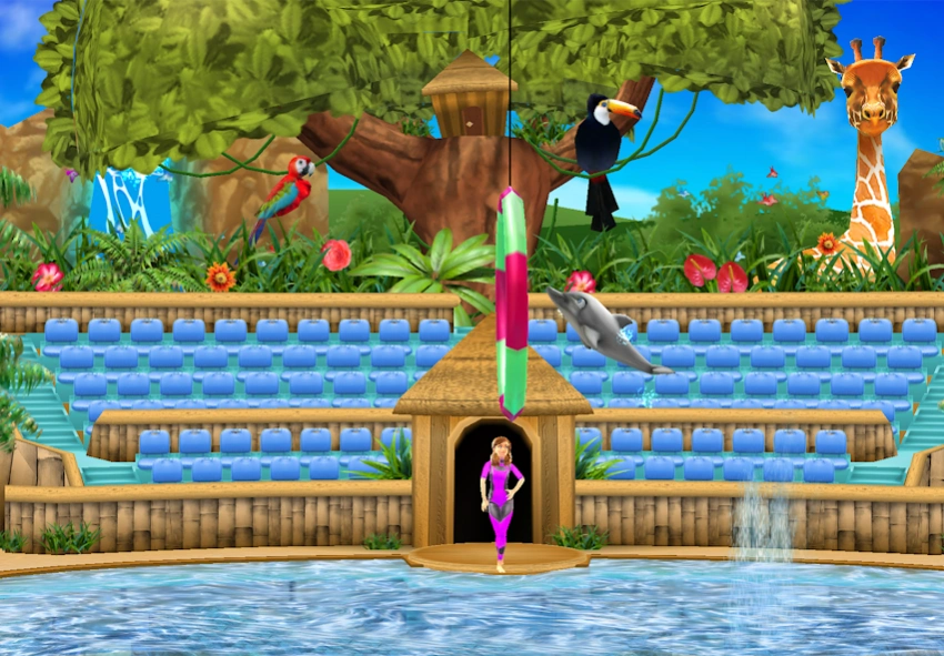 Review Screenshot - Dolphin Game – Your Chance to Become a Dolphin Trainer