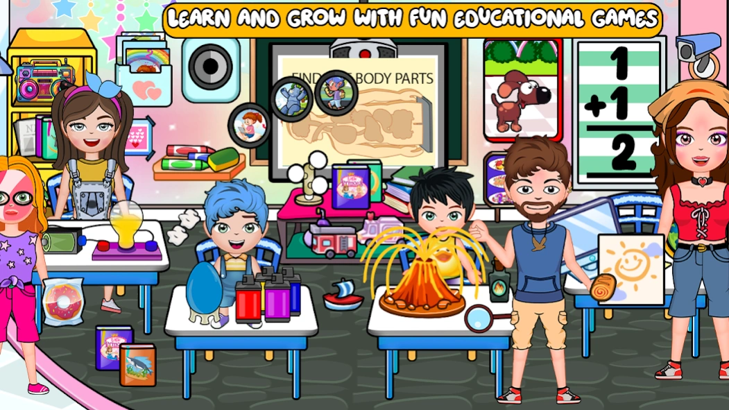 My Family Town : School Life Screenshot