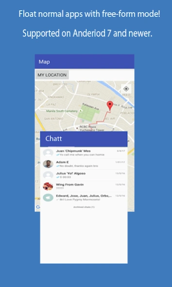 Floating Apps (Multi-Tasking) 1.8 Screenshot