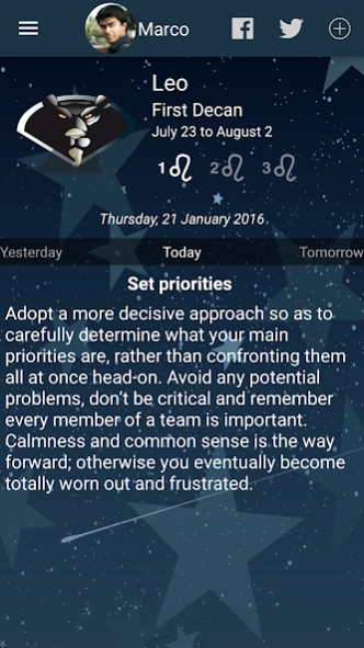 Review Screenshot - Horoscope App – Find Out What the Future Holds For You