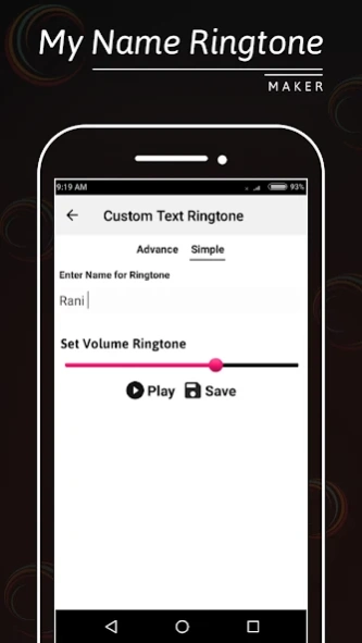 My Name Ringtone Maker Screenshot