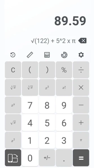Basic Calculator Plus 1.3.9 Screenshot