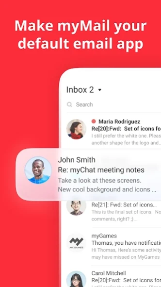 Review Screenshot - Email App – View All Your Emails in a Single Inbox