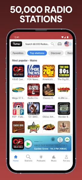 myTuner FM Radio App Screenshot