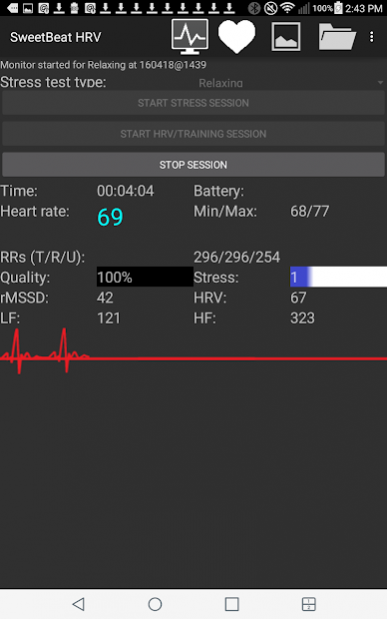 naturebeat heart rate variability tracker