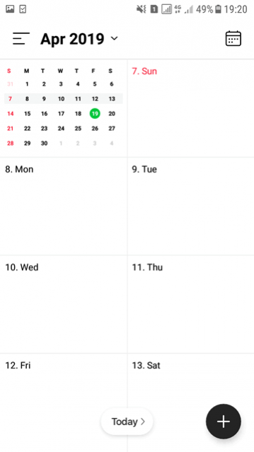 Naver Calendar