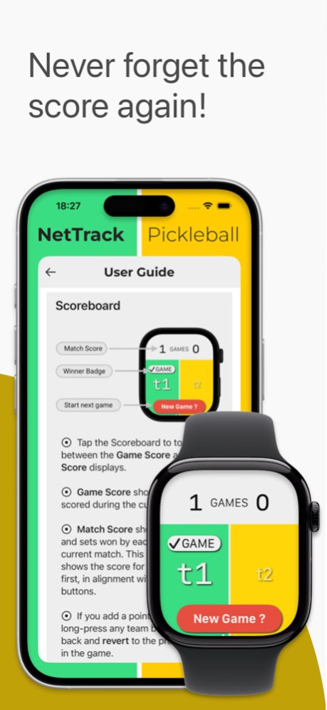 NetTrack Pickleball 1.1.0 Screenshot
