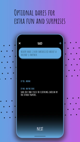 Never or Ever. Party game 9.7.1 Screenshot