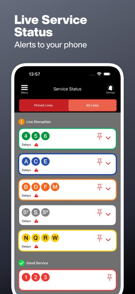 New York Subway MTA Map NYC 5.6.2 Screenshot