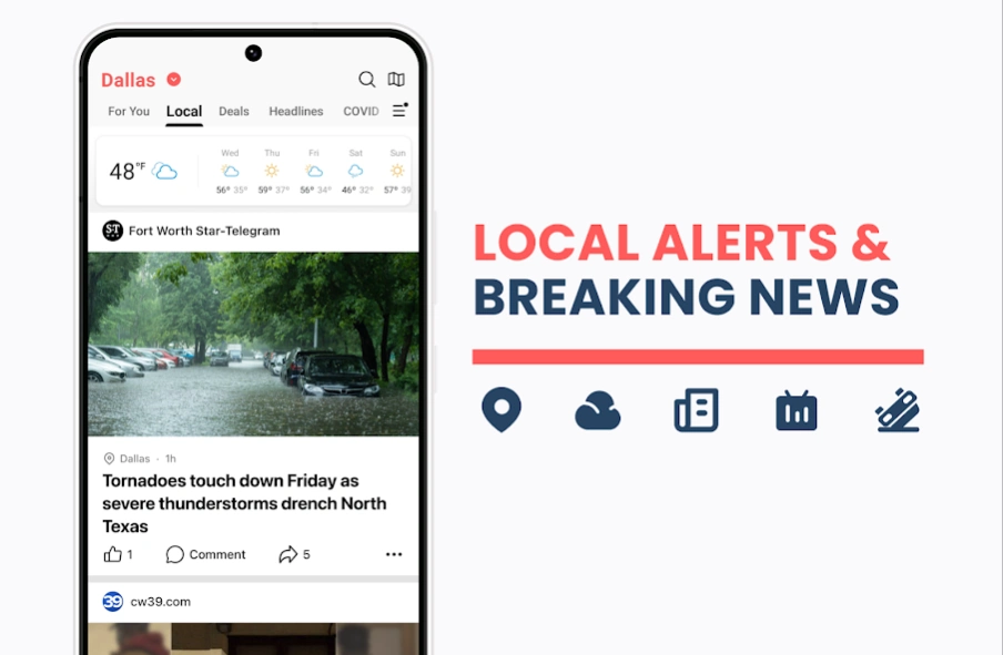 Review Screenshot - Local News App – Get News and Alerts about Your Immediate Community