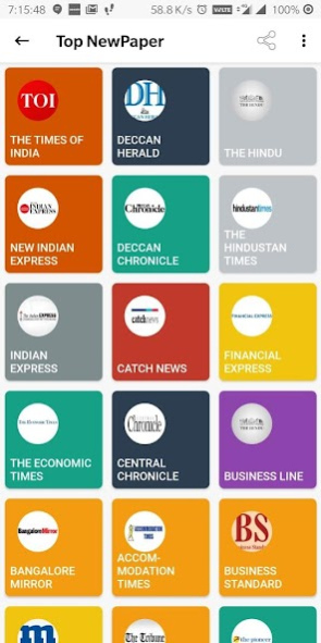 News e-paper India English 1.3 Screenshot