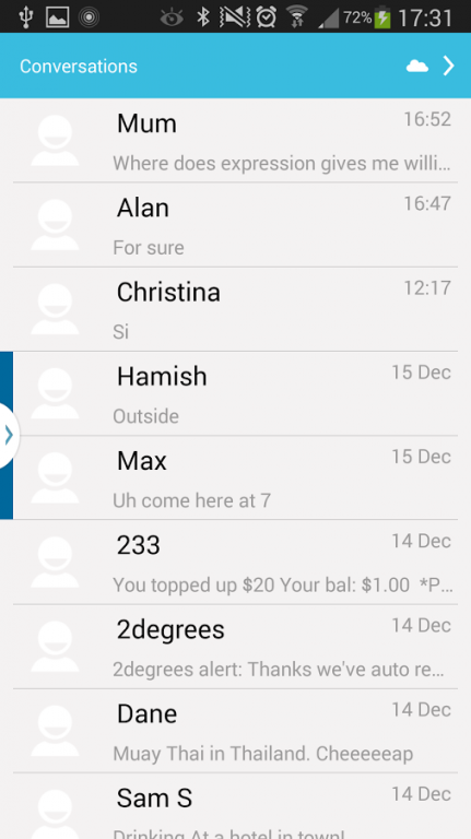 Nimbus Contacts 3.2 Screenshot
