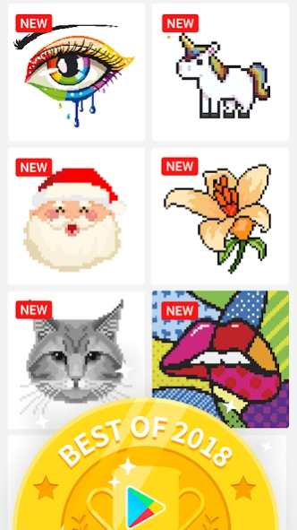 Review Screenshot - Coloring App – Fill Every Pixel with Color