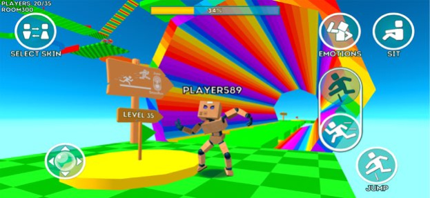 Obby Online Parkour World 2.3 Screenshot