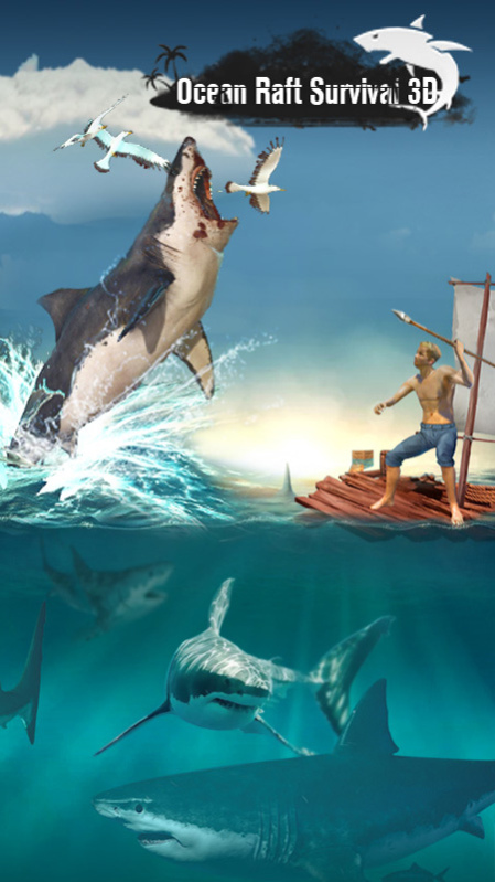Ocean Raft Survival 3D 1.03 Screenshot