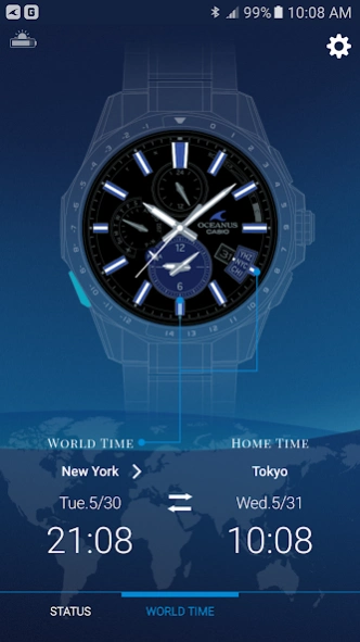 OCEANUS Connected 3.0 Screenshot