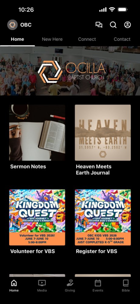 Ocilla Baptist 6.21.3 Screenshot