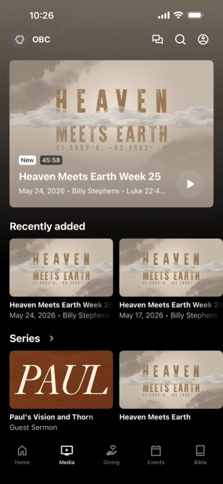 Ocilla Baptist 6.21.3 Screenshot