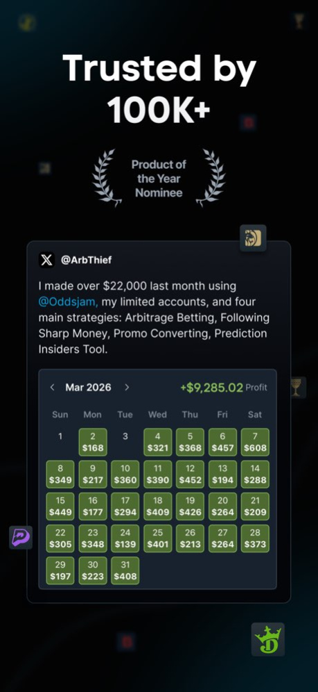 OddsJam: Sharp Sports Betting 27.0.51 Screenshot