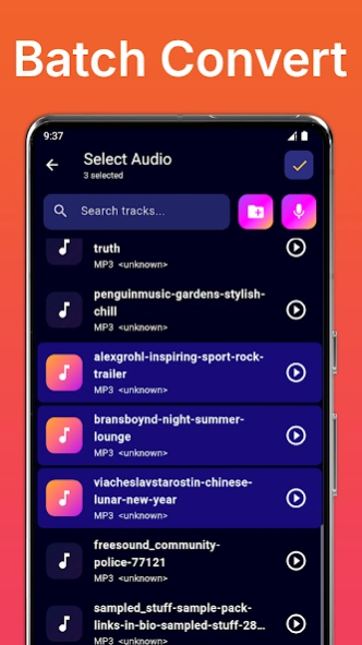 Audio Converter: OGG FLAC MP3 4.8.8 Screenshot