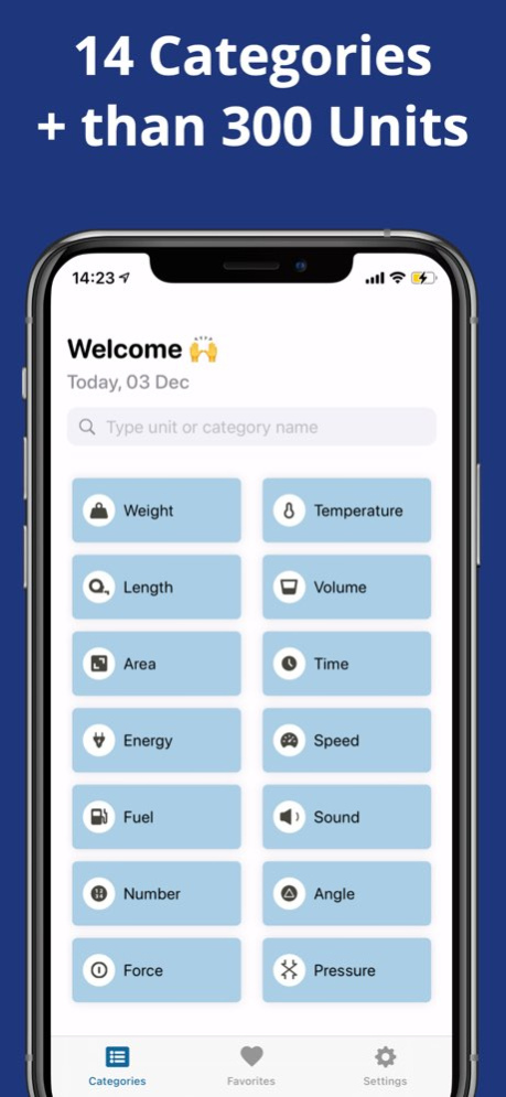One Converter: Unit Calculator 2.13 Screenshot