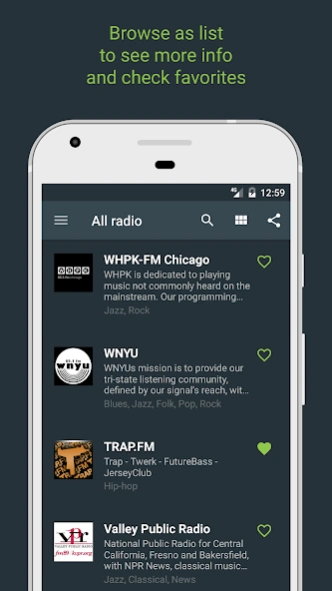 Online Radio Yo!Tuner 1.12.0 Screenshot