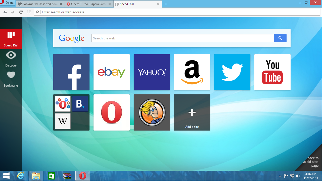 opera web browser old version