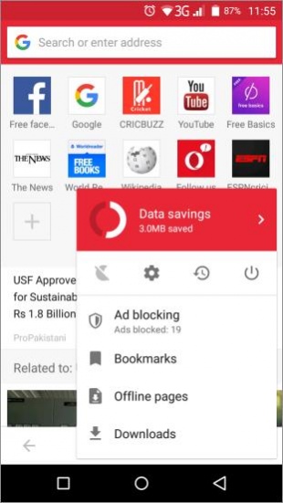 Opera Mini Browser Beta