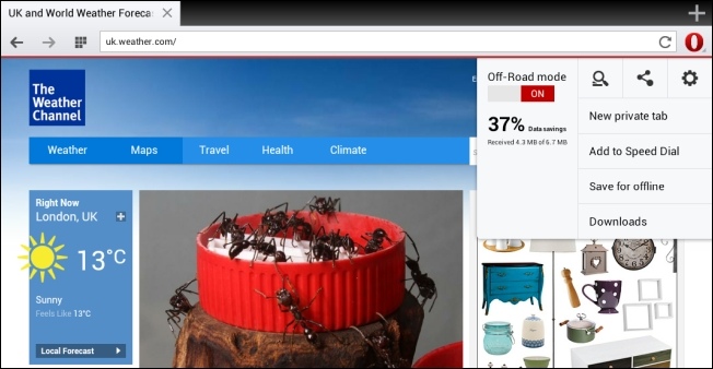 Opera Mobile Web Browser